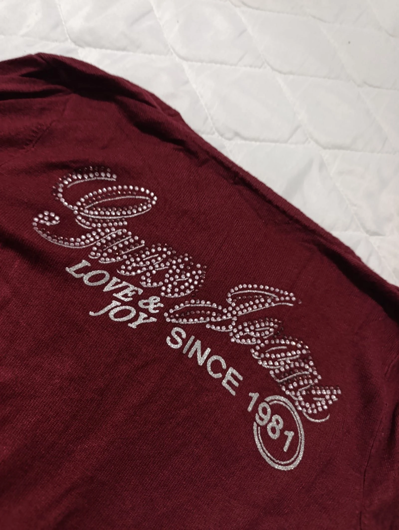 Jersey burgundy Guess Jeans talla xs – photo 3